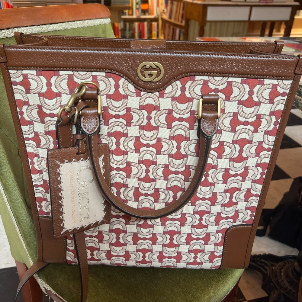 Gucci Jacquard Men’s Tote with Dust Bag